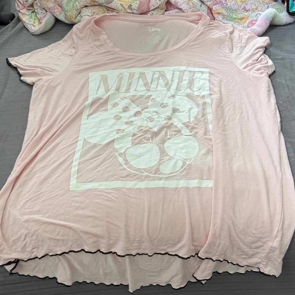 Disney Light Pink Minnie Mouse Women's Tee